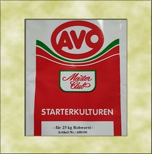 Starterkulturen für 100kg Rohwurst AVO Meister Club Wurst, Salamie selber machen