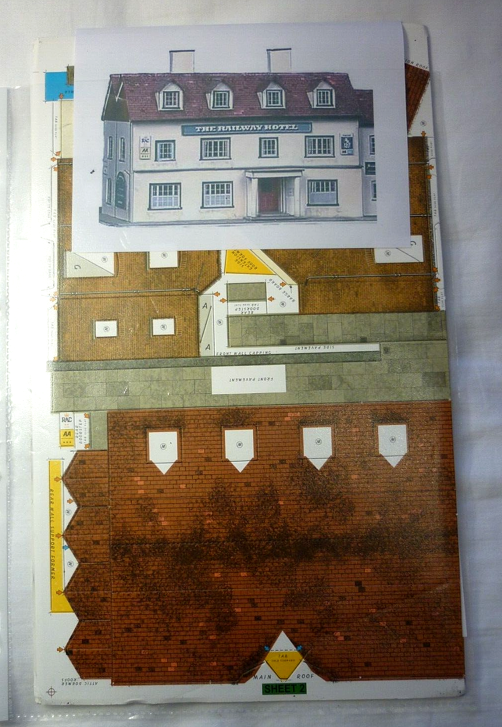 Job Lot 7 x SUPERQUICK OO Gauge Card Model Railway Kits. A9 A10, B27,31