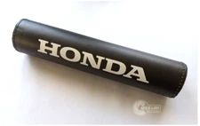 Honda Vintage Design Motorcycle Bar Pad 10" Black Matte Finish