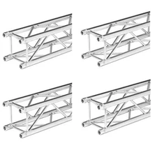 6.56 Foot Straight Square Truss Segment for F34 Trussing (4 Pack) 2 Meter