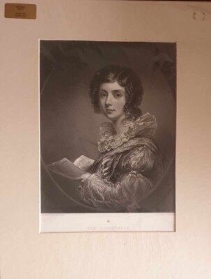 THE SONGSTRESS by JACKSON  - G Stodart  Engraver - Print Mounted