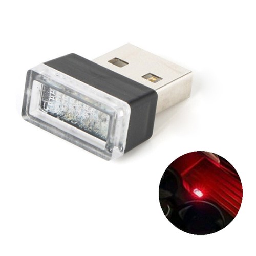 1x Mini USB LED Light Car Neon Atmosphere Ambient Bright Lamp Bulb Accessories - Picture 16 of 19