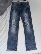 aeropostale ripped skinny jeans men Dark wash 28/30