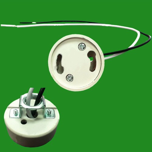 PATIKIL Kit PortaLampada G9 In Ceramica Con Attrezzo Di Rimozione, 2 Set, Supporto Base Per Lampade Alogene/LED, Bianco - 4