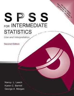 SPSS for Intermediate Statistics: Use and In- paperback, 0805847901, Nancy Leech