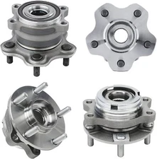 4pc Front Rear Wheel Bearing Hub for Infiniti JX35 QX60 Nissan Murano Pathfinder