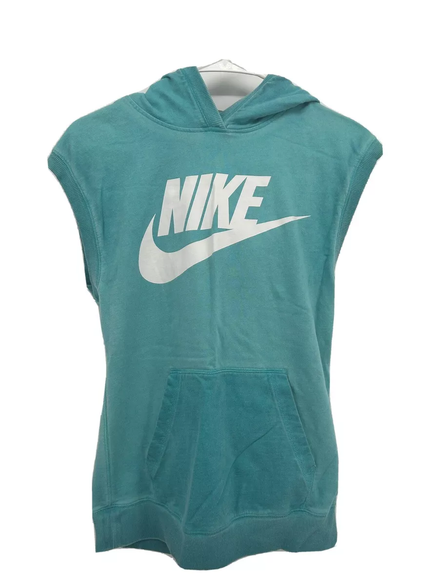 Nike just do it sleeveless hoodie hotsell
