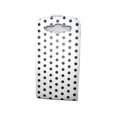 KOLAY Flip Polka Dot Galaxy S3 Case -White and Black