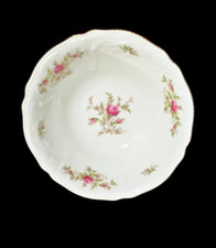 ROSENTHAL Sanssouci Moosrose Ramona  DESSERTSCHALE 15 cm mit Goldrand elfenbein