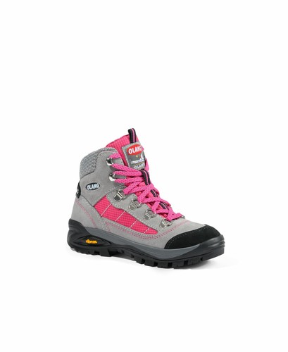 SCARPE SCARPONI TREKKING BAMBINA OLANG TARVISIO KID TEX PELLE 847 FUXIA AI  | eBay