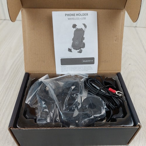 iMESTOU Impermeable Motocicleta Teléfono Inalámbrico Qi/USB Cargador Rápido 3.0 Nuevo - Imagen 4 de 4