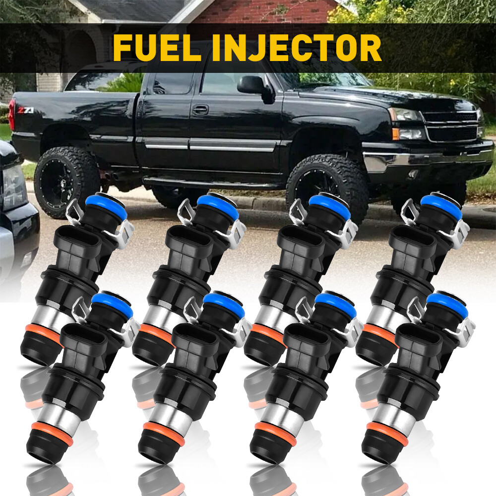 8Pcs 17113553 Fuel Injectors For 2000-2006 Chevy Silverado 4.3L 4.8L 5.3L 6.0L