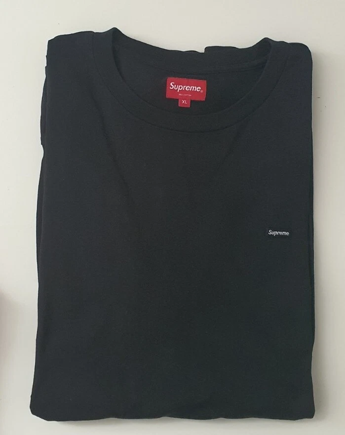 SS20 Supreme Small Box Logo L/S Tee Manica Lunga T Shirt XL