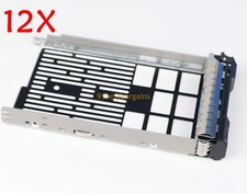 12PCS 3.5" Hard Drive Tray Caddy KG1CH for Dell PowerEdge R730XD R720XD Server