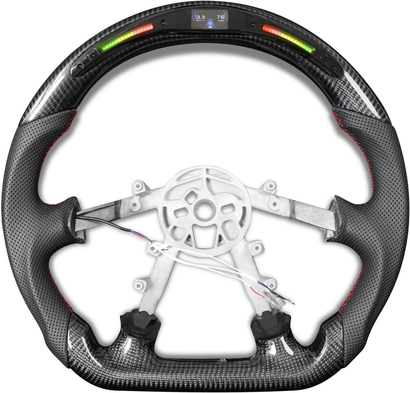 Steering Wheel Corvette C5 1997-2004 LED Shift Indicator D-shaped Racing Display