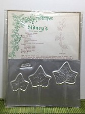 Vintage Flower Making Tin Mold for Plastic Large Ivy  Instructions Sidney's TX