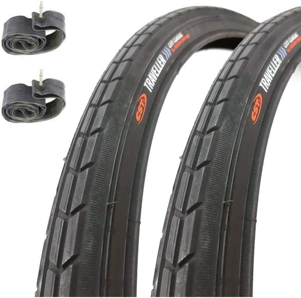 2 Reifen 26X1 3/8 + Zimmer Reifen Cst Reisender Allseason Compound City Bike-image