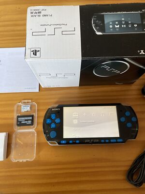 Sony PSP-3000 / 3003 - 64GB Piano Black Handheld System Bundle