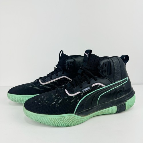Tenis de baloncesto para hombre Puma Legacy modo oscuro negras/azuladas talla 13 - Imagen 2 de 6