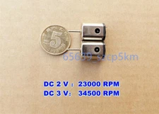 2pcs N20 DC3V 34500RPM High Speed HM DC Carbon Brush Motor for Helicopter -Toy