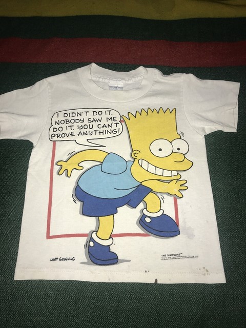 bart simpson whatever shirt