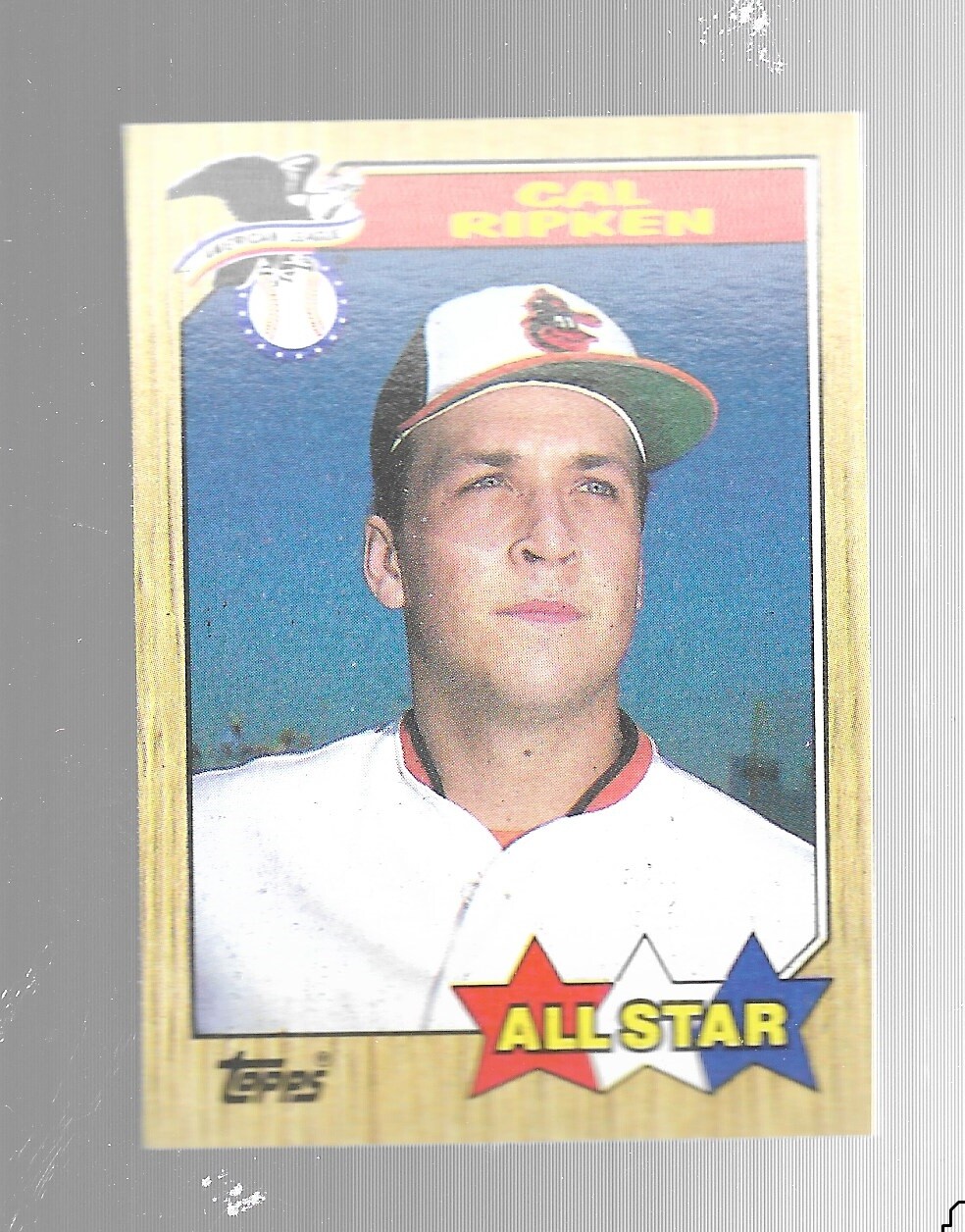 1987 Topps Cal Ripken 609 All Star Baltimore Orioles Baseball Card ...