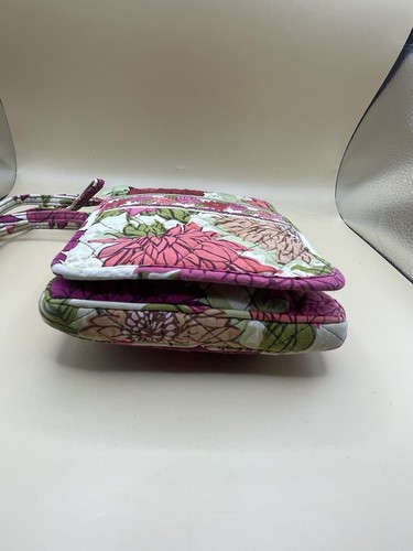 Borsa a tracolla Vera Bradley rosa floreale - Hello Dahlia - mini hipster usata - Foto 8 di 19