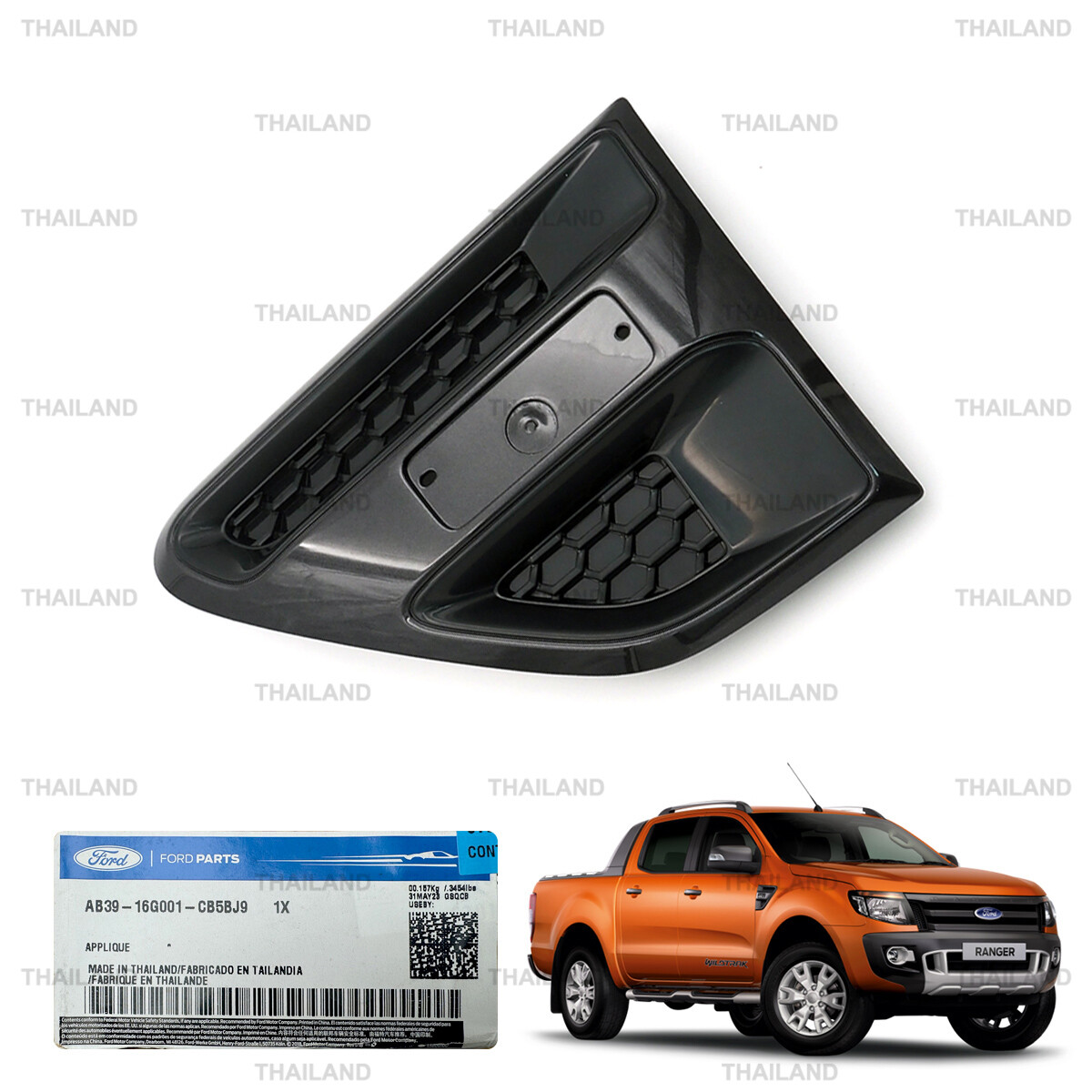 Accessori Auto Ranger 2023 Deflettori Antivento Smoke Per Ford Ranger T9 2023-2025 | 4 Pezzi Tape-On | Vetro Acrilico 2,3 Mm Deflettori Antipioggia Auto - Foto 3