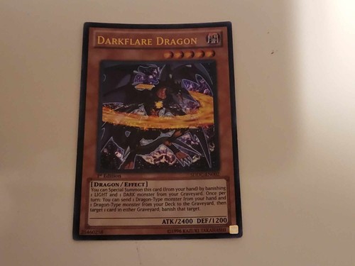 Darkflare Dragon - TOCH-EN032 - Rare - 1st Edition Yugioh Card - Picture 3 of 3