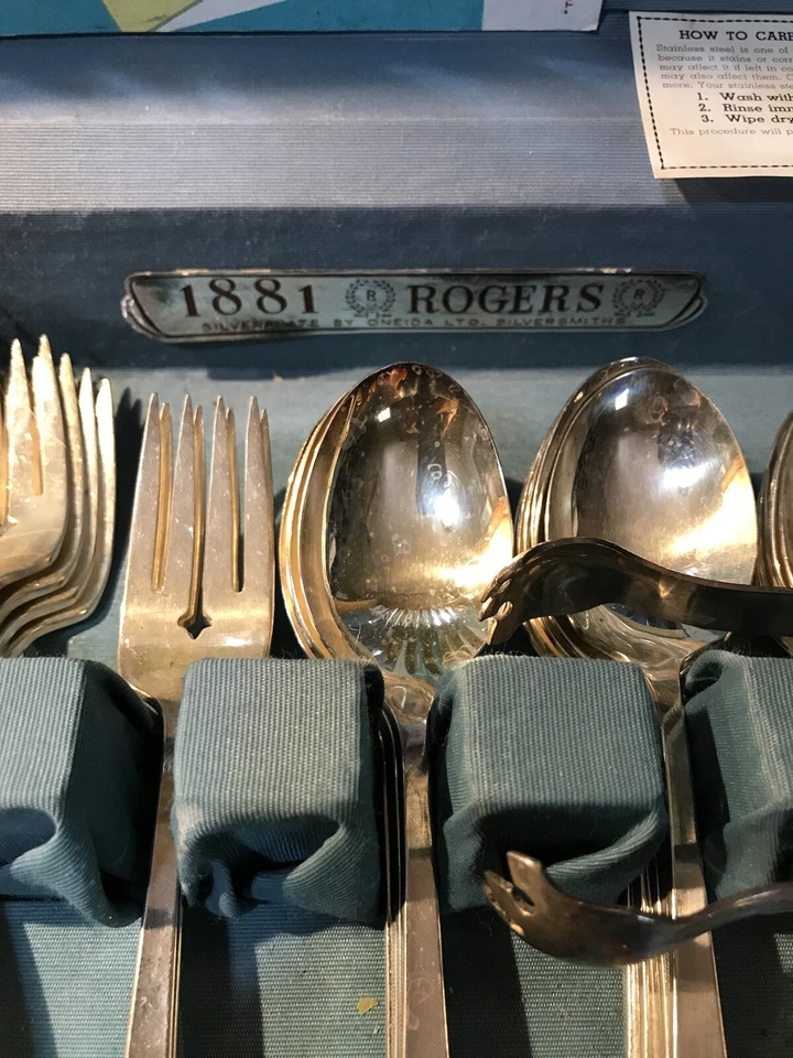 Juego de cubiertos Rodgers vintage 1881 con autenticación Foto 2 de 4