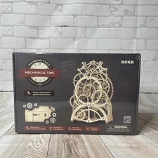Rokr Mechanical Gears 3D Puzzle Pendulum Clock - LK501 - Brand New Sealed Box