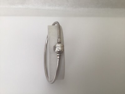 Sterling Silber 925, Reflexion Perlen Damen Verschluss Armband.