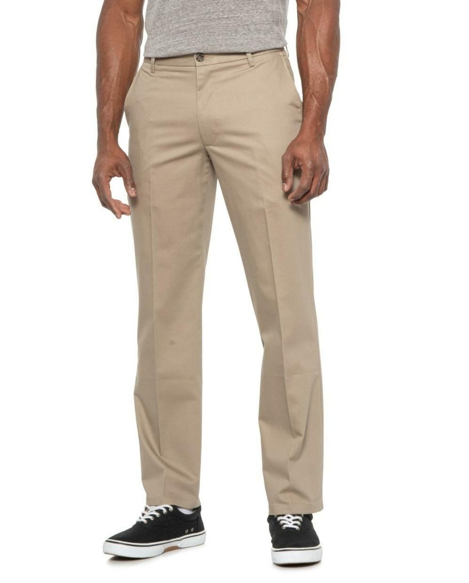 Dockers Mens Timber Wolf Signature Khaki Casual Chino Pants Dockers Mens Timber Wolf Signature Khaki Casual Chino Pants