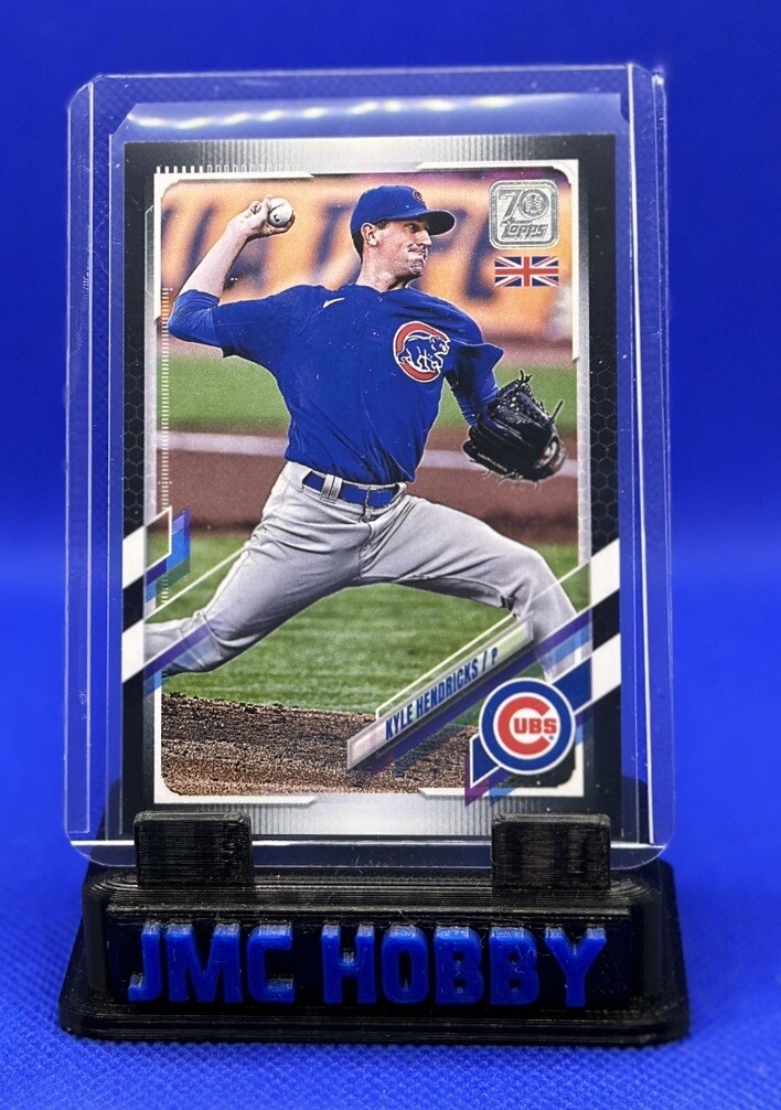 2021 Topps UK Kyle Hendricks (Black Parallel) Serial #’d 107/125