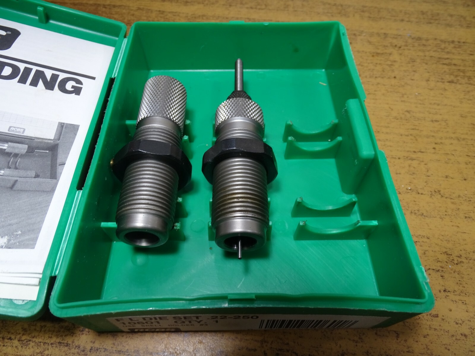 RCBS 22-250 FL 2-Die Set 10601 full length reloading dies | eBay