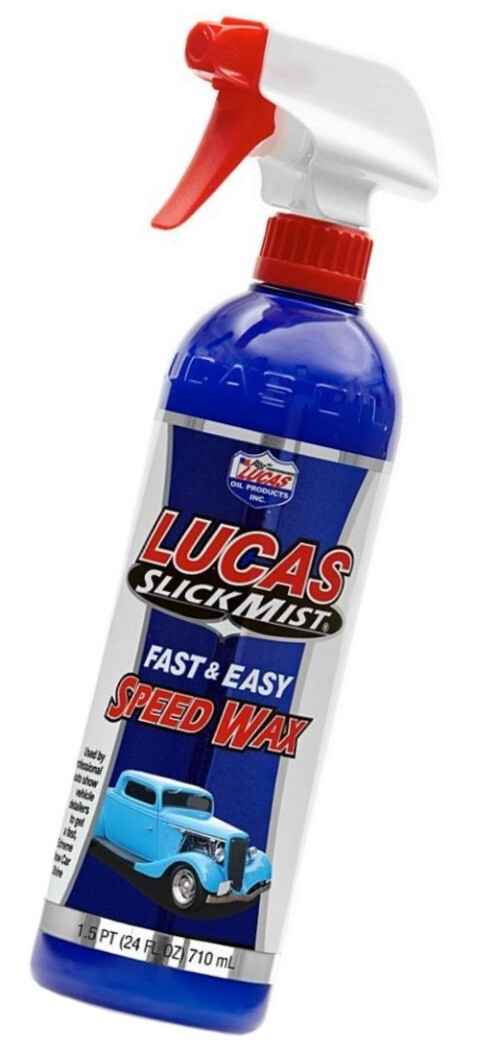 Lucas Oil Slick Mist Speed Wax 24oz Detailer Polymer Paint Gloss Intensifier USA