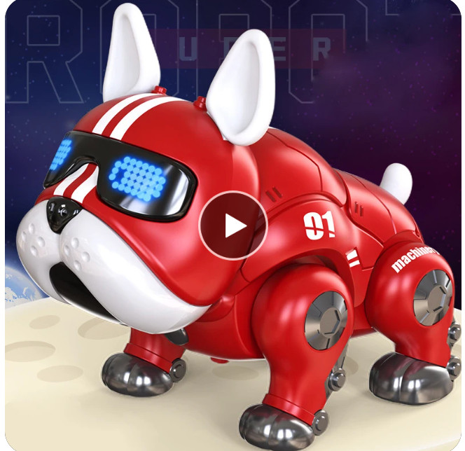 Dog Robot - sensor touch electric toy dog for children -intelligent Virtual pet