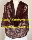 Strickmuster/ Knitting Pattern MAGIC LEAVES Loop  by GaCeDi