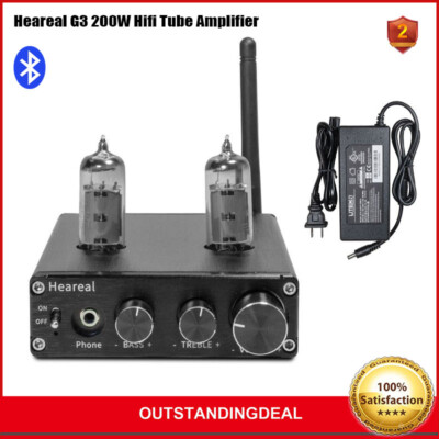 Heareal G3 200W Hifi Tube Amplifier Bluetooth Amplifier with Power Adapter os67
