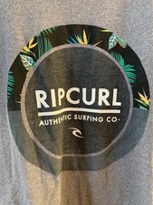 Rip Curl Wet Suits Men s Hawaiian Gray Heather T Shirt Size S