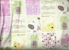 Farmyard Friends farm animals blocks cute Studio e fabric