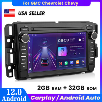 7  Carplay For Chevrolet GMC Buick Chevy Android 2+32G GPS NAVI Car Radio Stereo
