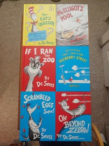 Dr. Seuss 6 Book Lot, (Hardcover) "Banned, Pulled From Publication "
