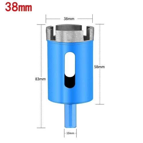 6mm-100mm Diamant Lochsäge Diamantbohrkrone Kernbohrkrone Fliesen Marmor Keramik - Bild 29 von 46