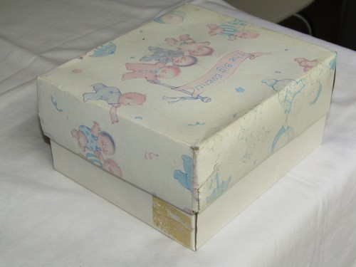 Vintage Childs Humpty Dumpty Egg Cup & Spoon Set in Box Christening Baptism - Picture 3 of 7