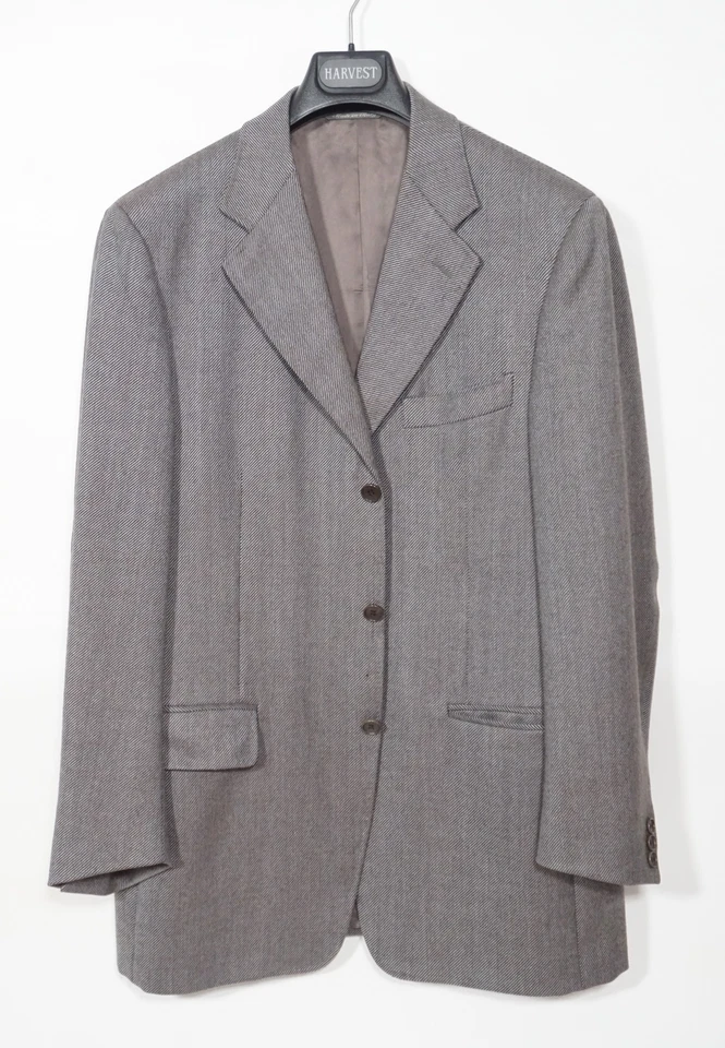 Canali Italy Herren Luxus Jacket Sakko Lana Schurwolle Gr. 48 R grau AL 13390/00 - Bild 1 von 4