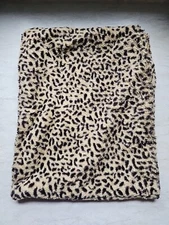 Infinity Scarf Wrap Leopard Animal Print Brown