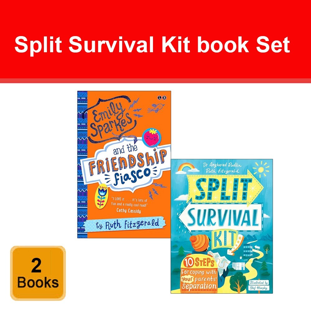 Ruth Fitzgerald 2 Books Emily Sparkes and Friendship Fiasco, Split Survival Kit