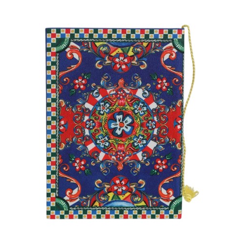 DOLCE & GABBANA Notebook Multicolor Polyester Carretto Siciliano Print 110usd - Picture 3 of 7