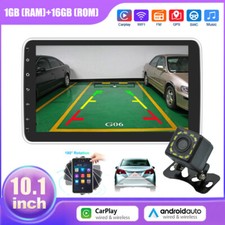 Autoradio 10" Android 10 1DIN navigatore GPS WIFI carplay + fotocamera posteriore retromarcia